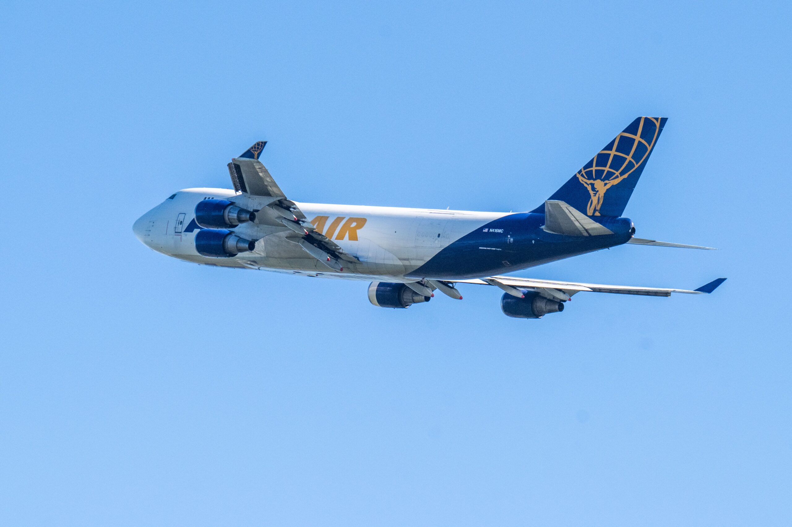 Airplane in the sky